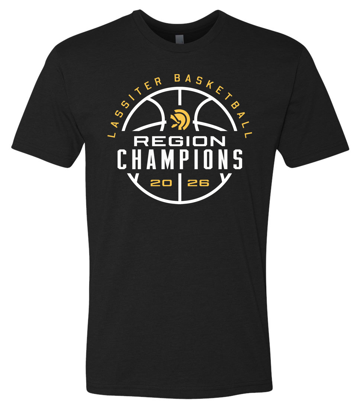 Lassiter Basketball REGION CHAMPIONS Next Level Short Sleeve Cotton T-Shirt