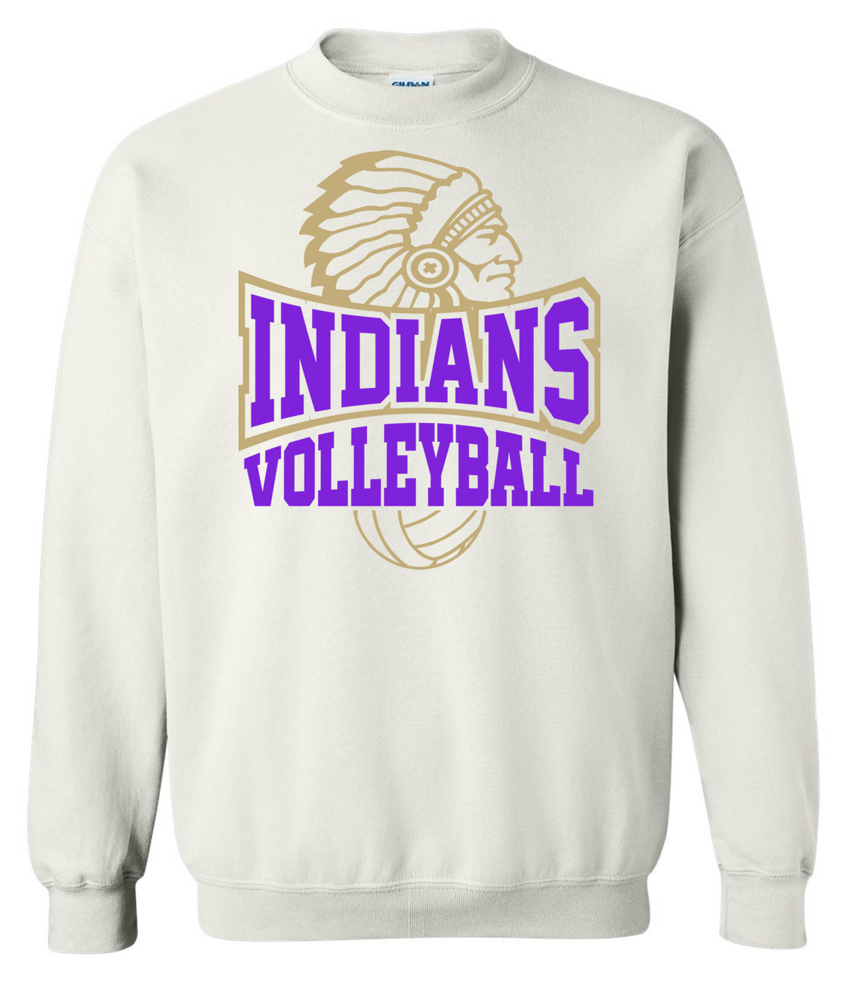 EC Middle Volleyball Crewneck Sweatshirt