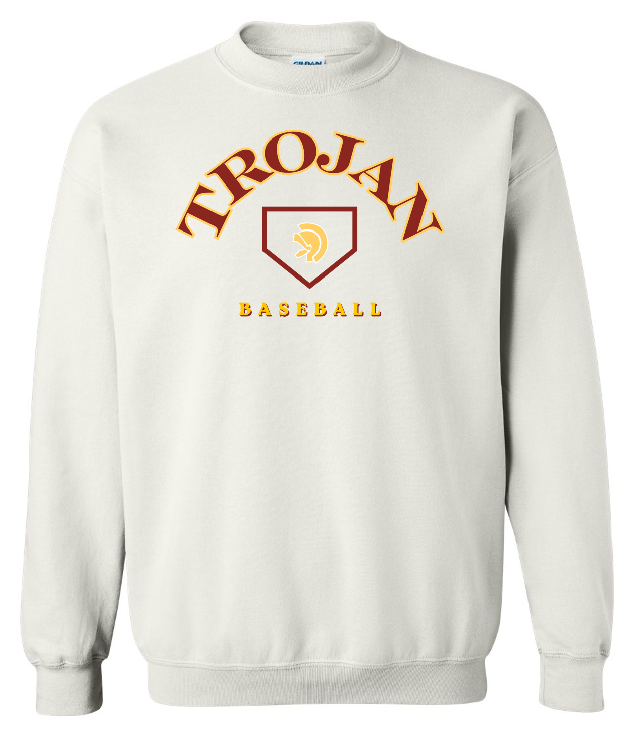 Lassiter Baseball Trojan Crewneck Sweatshirt