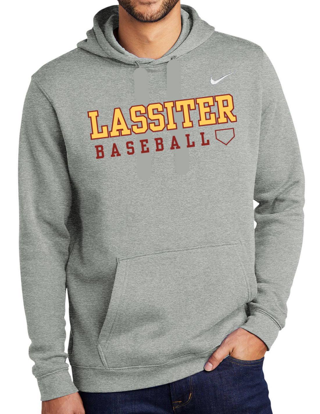 Lassiter Baseball Word Nike Cotton Hoodie Sweatshirt