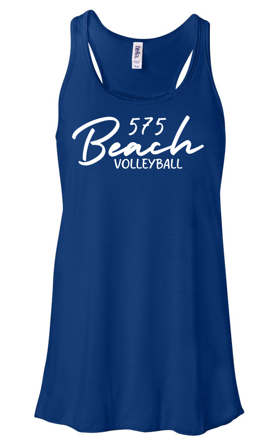 575 Beach Volleyball Bella Racerback Flowy Tank Top