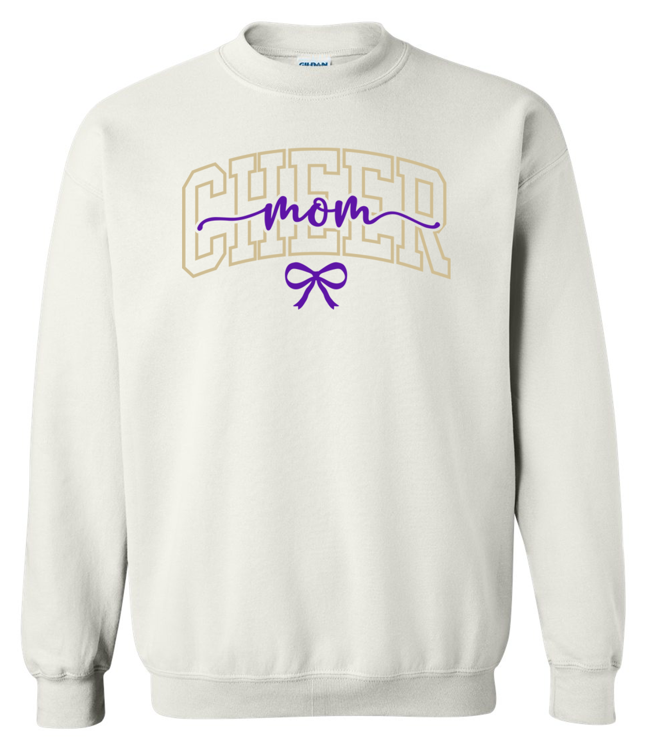 EC Middle Pep Squad Cheer Mom Crewneck Sweatshirt
