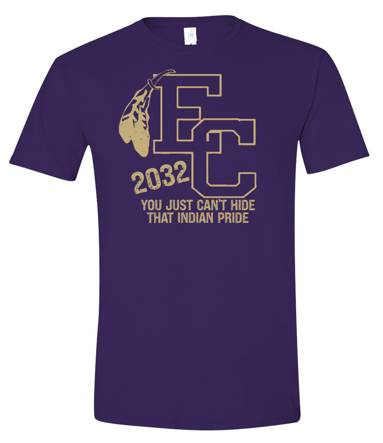 EC Middle Indians "Class of 2032" Short Sleeve T-Shirt (7th Grade)