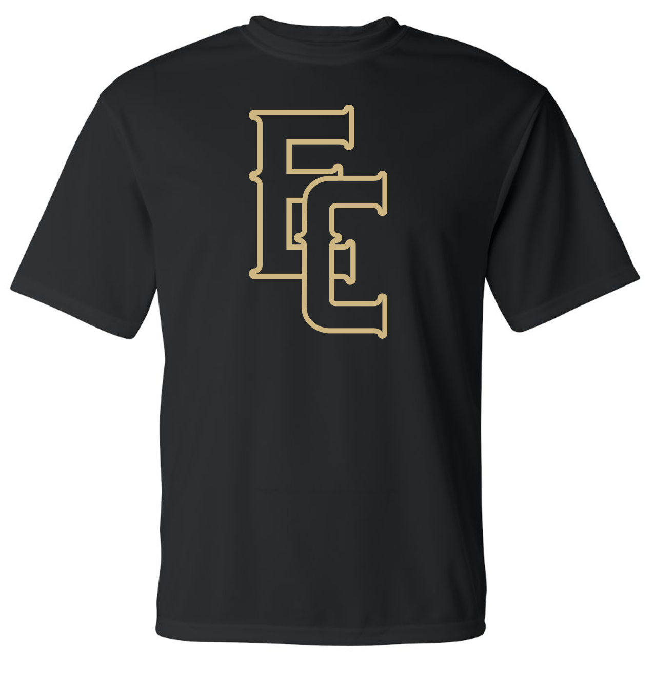 EC Middle Outline Short Sleeve Dri-Fit T-Shirt