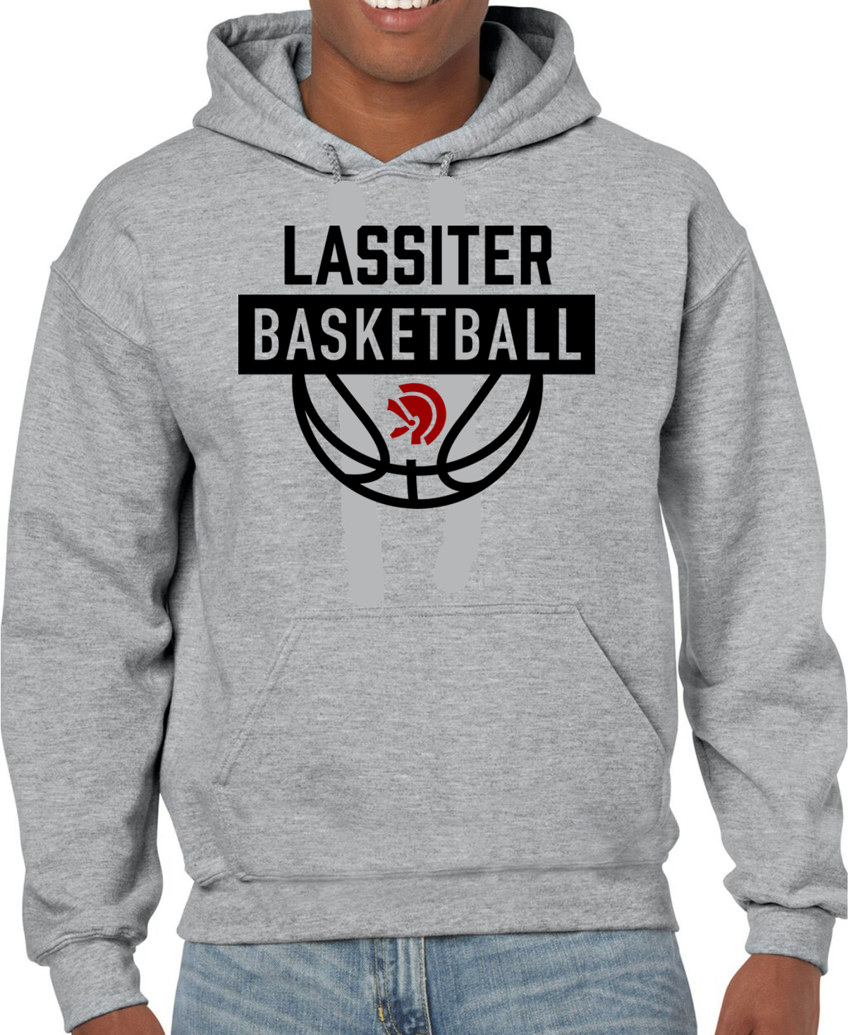Lassiter Basketball Cotton Hoodie Sweatshirt