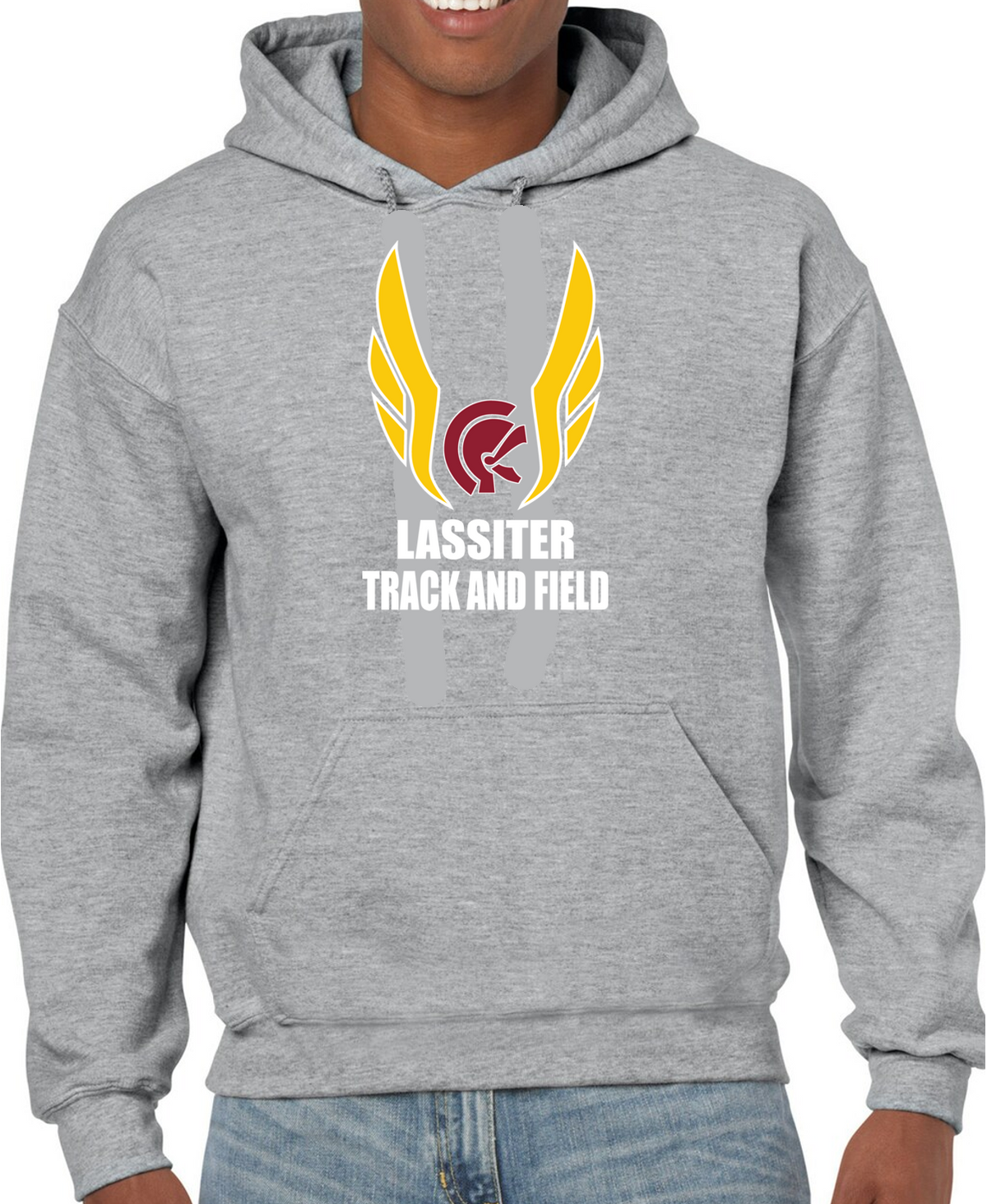 Lassiter Track & Field Cotton Hoodie Sweatshirt