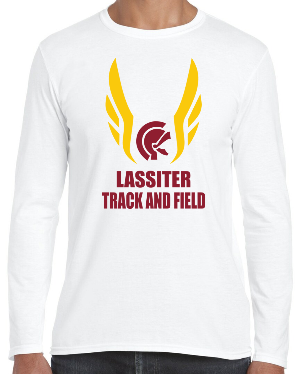 Lassiter Track & Field Long Sleeve Cotton T-shirts