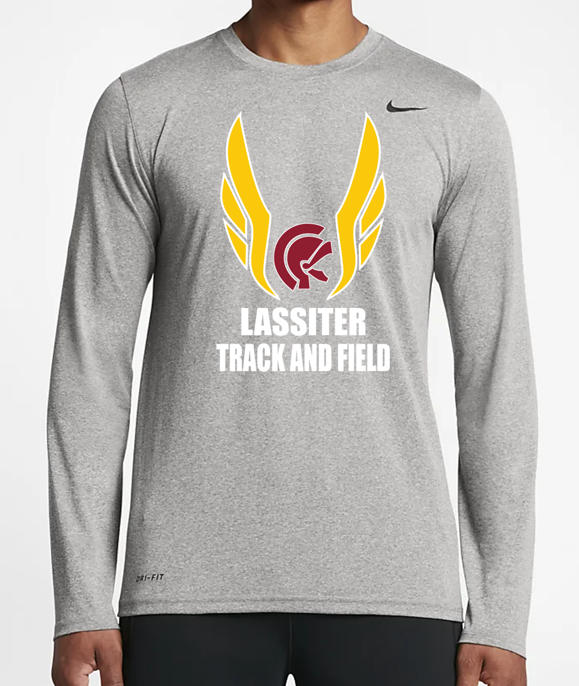 Lassiter Track & Field Nike Long Sleeve Dri-Fit T-Shirt