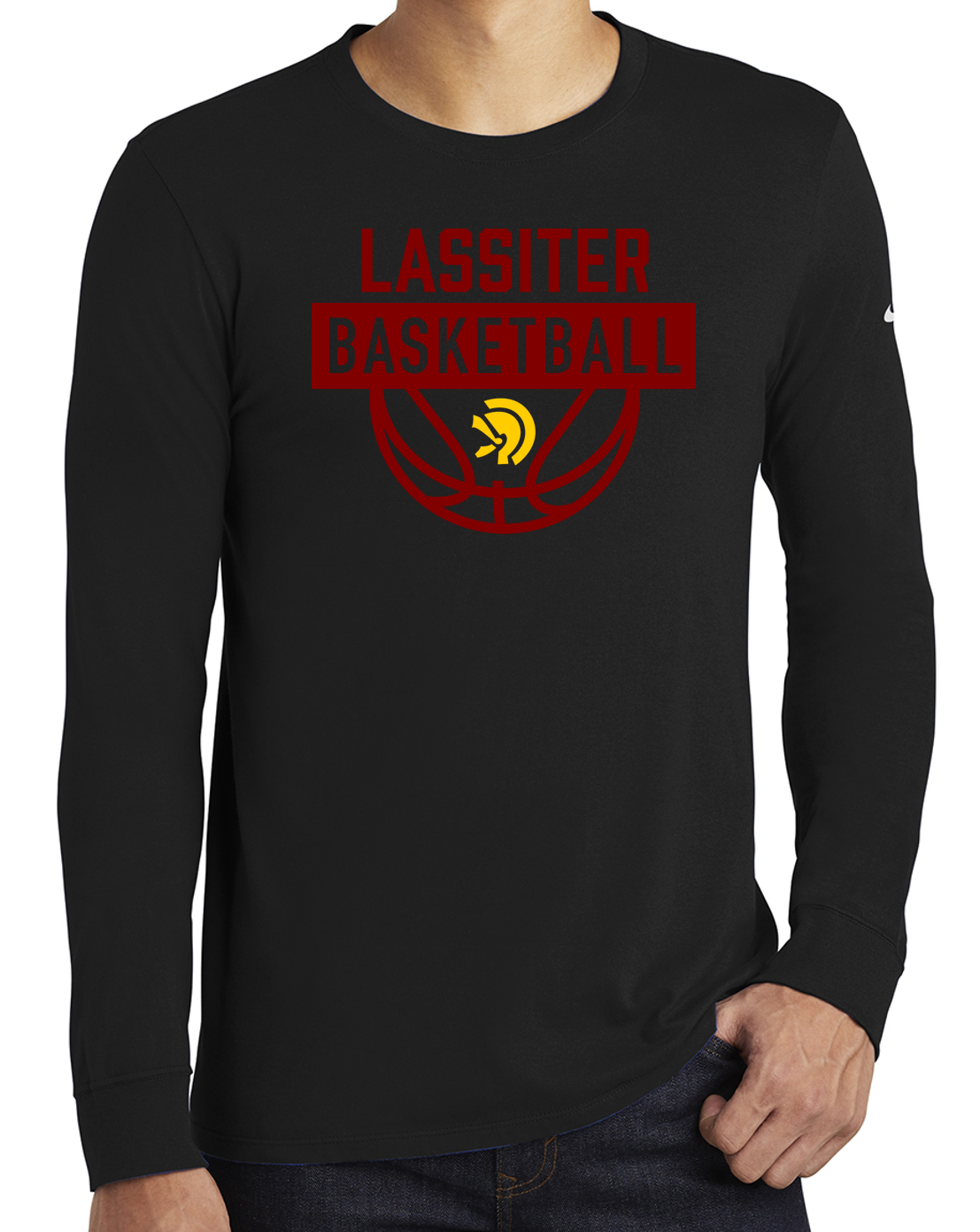 Lassiter Basketball Nike Long Sleeve Cotton T-Shirt