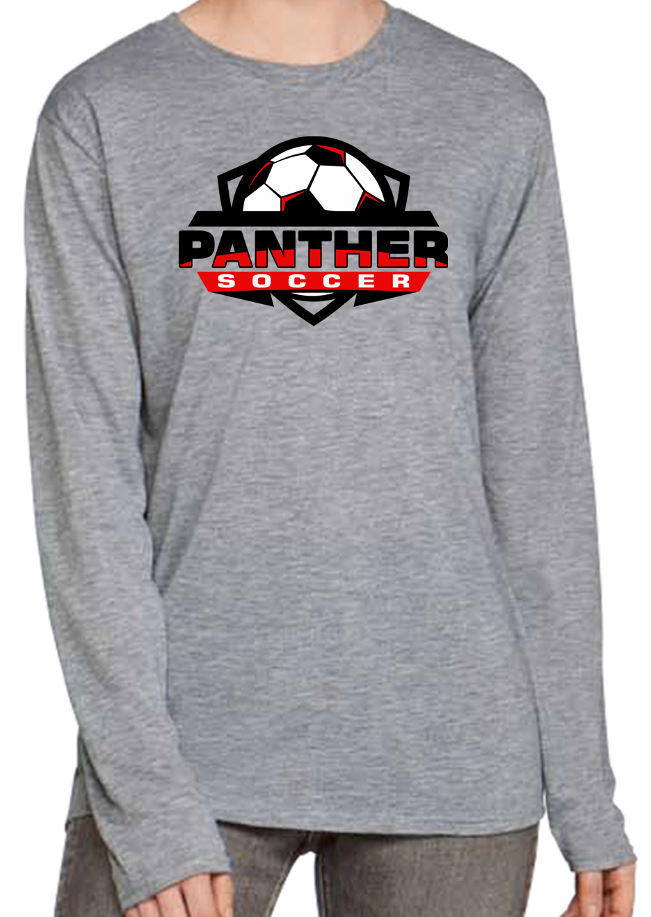 Lagrange Panthers Soccer Ball Long Sleeve Cotton T-shirts
