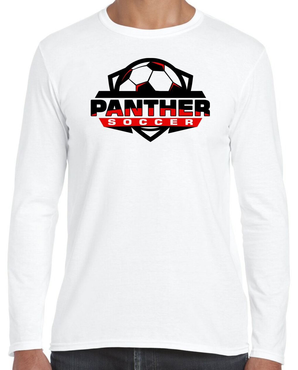 Lagrange Panthers Soccer Ball Long Sleeve Cotton T-shirts