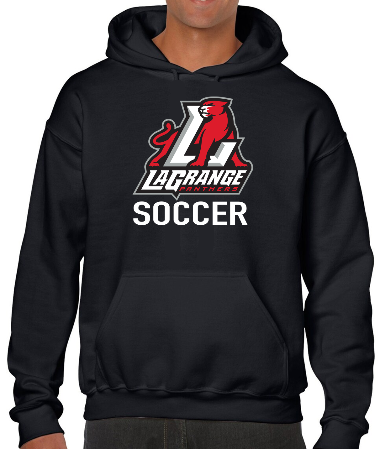 Lagrange Panthers Soccer Logo Cotton Hoodie Sweatshirt