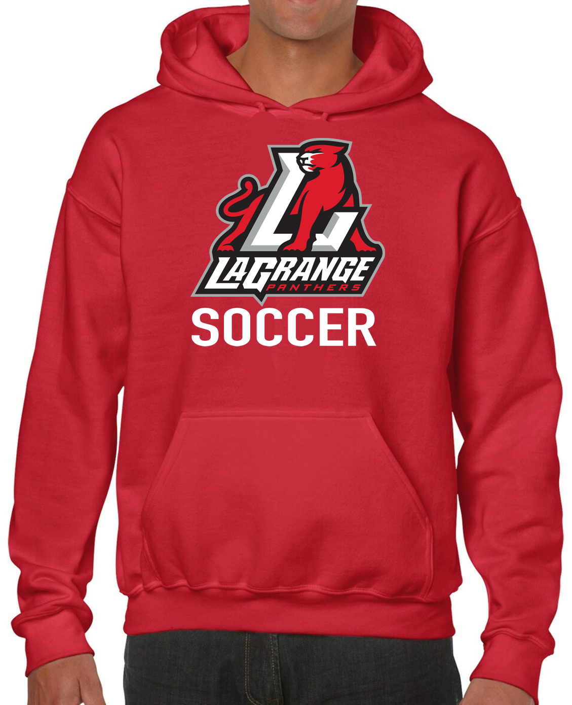 Lagrange Panthers Soccer Logo Cotton Hoodie Sweatshirt