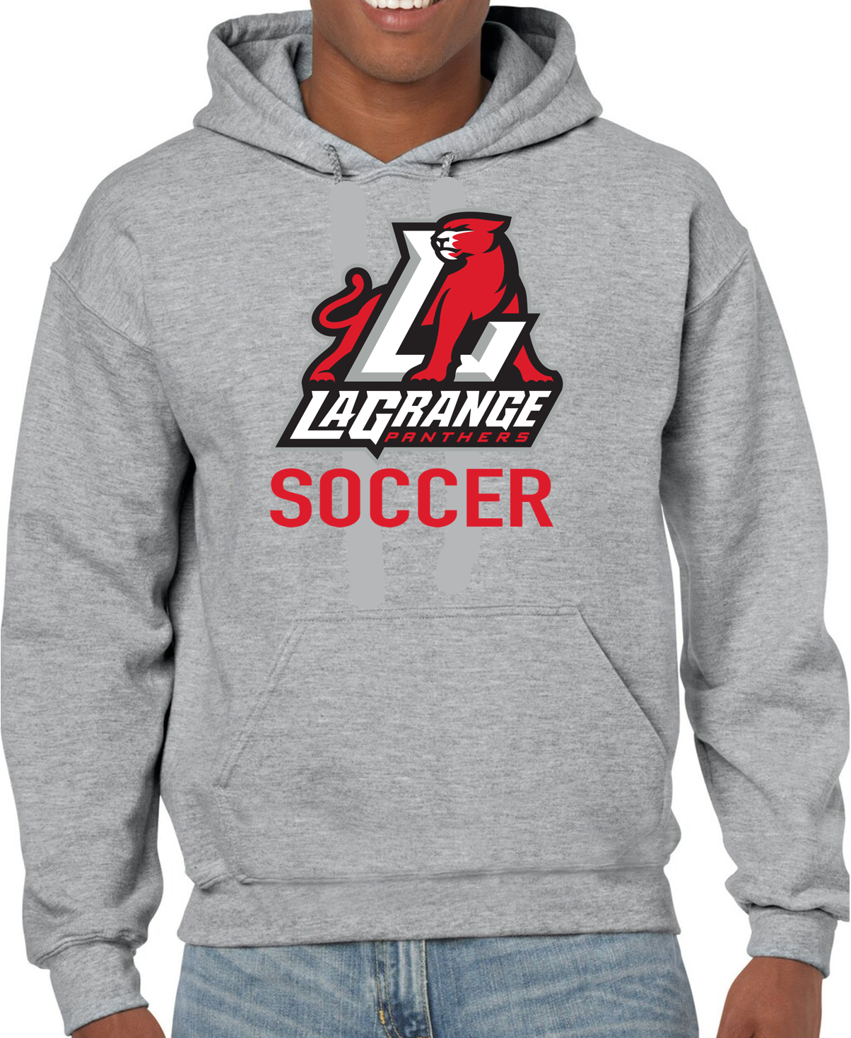 Lagrange Panthers Soccer Logo Cotton Hoodie Sweatshirt
