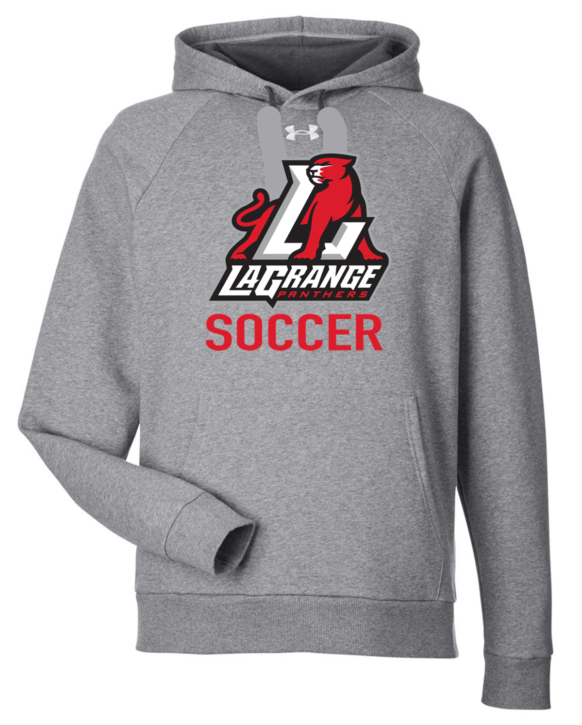 Lagrange Panthers Soccer Logo Under Armour Cotton Hoodie Sweatshirt