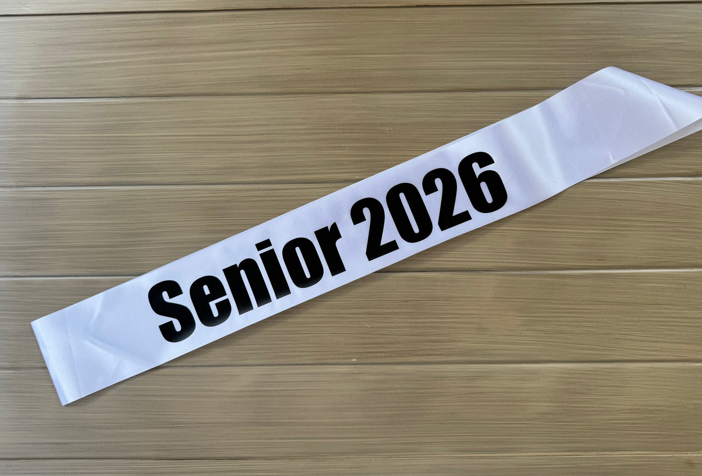 Senior Sash with Graduating Year(For 1st Day of School)