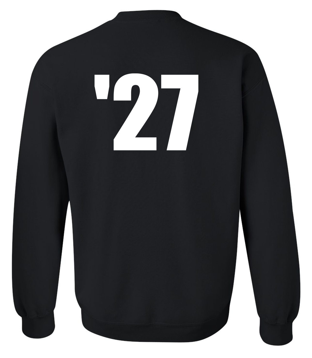 Senior Black Crewneck Sweatshirt with NO LAST NAME