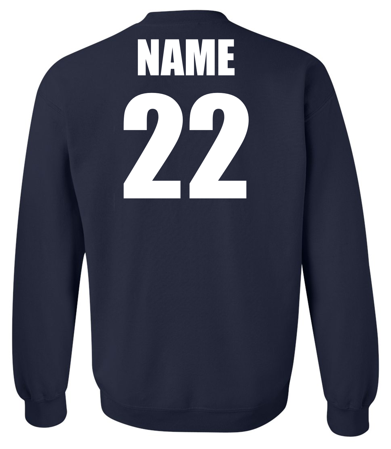 Smokies Baseball Navy Crewneck Sweatshirt w/ Personalization