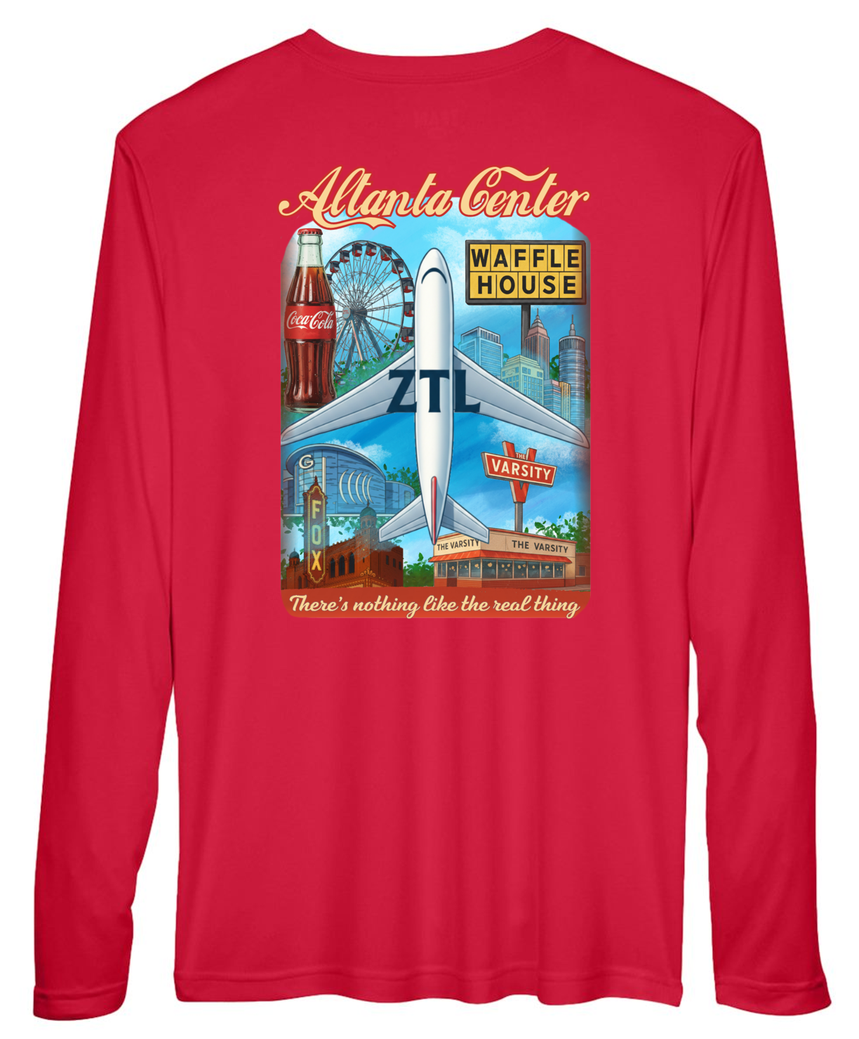 Atlanta Center Skyline Long Sleeve Dri-Fit T-Shirt