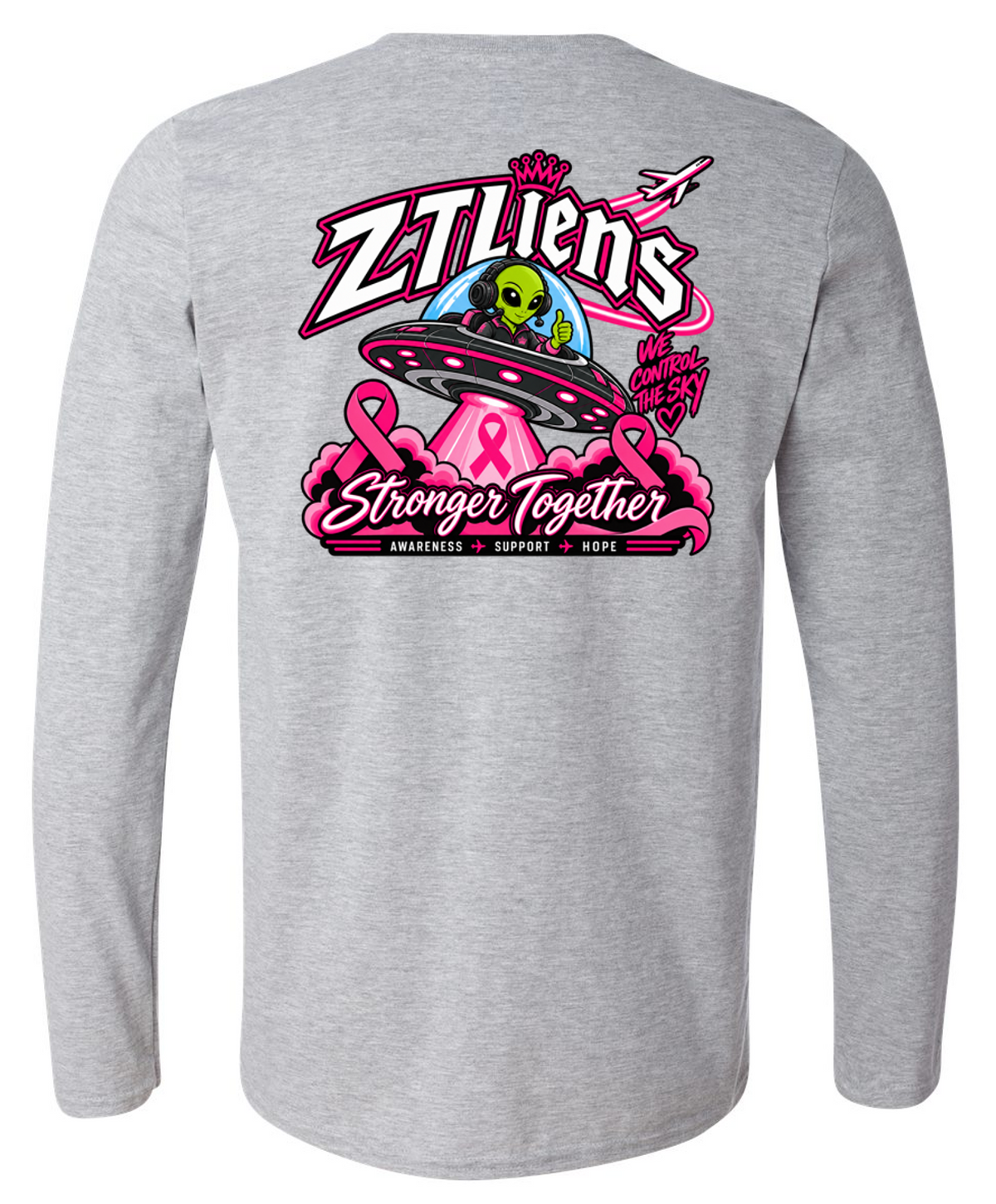 Atlanta Center Breast Cancer Long Sleeve Cotton T-shirts