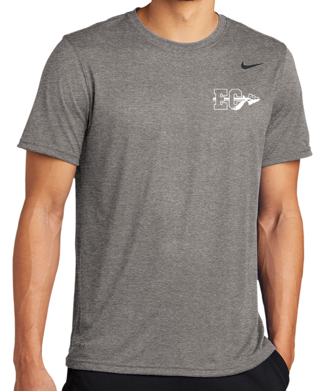 EC Middle Logo w/ Arrow Nike Brand Short Sleeve Dri-Fit T-Shirt
