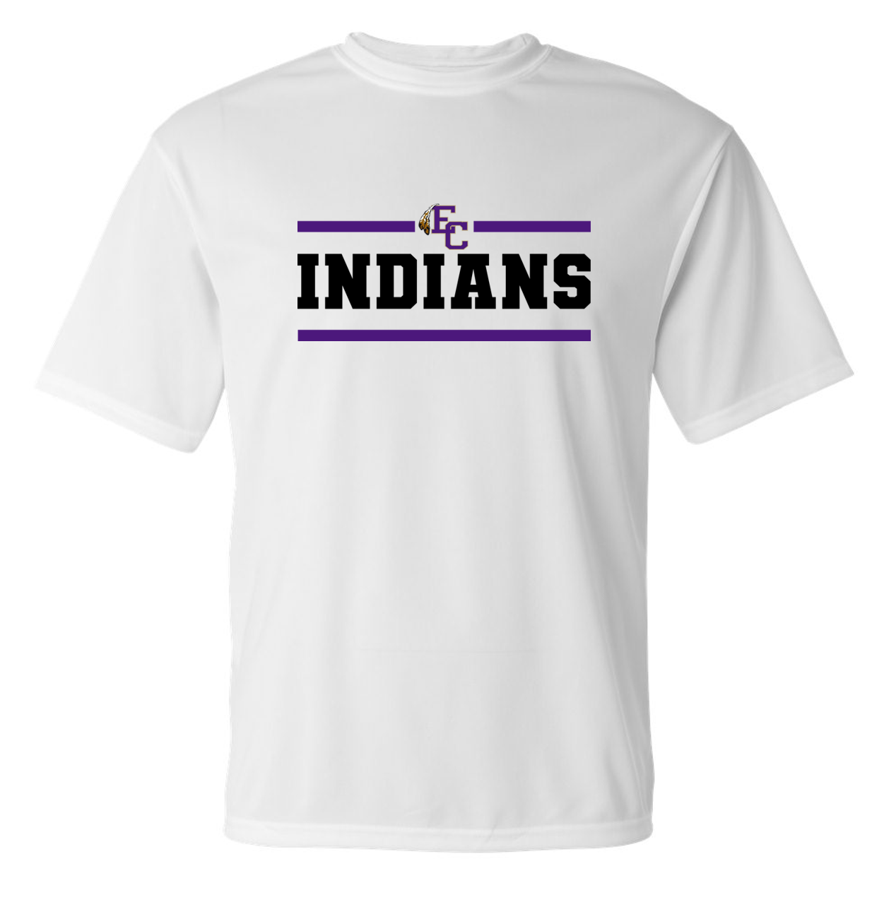 EC High Volleyball Indians Bold Short Sleeve Dri-Fit T-Shirt