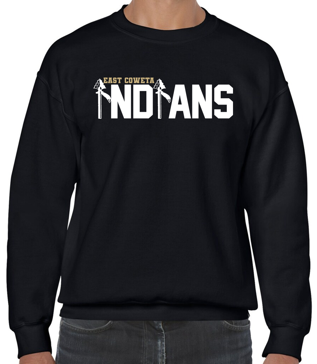 EC Middle Indians Word Crewneck Sweatshirt