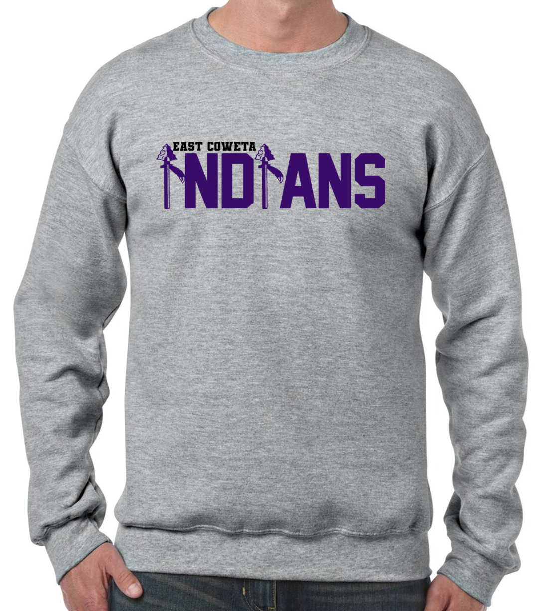 EC Middle Indians Word Crewneck Sweatshirt