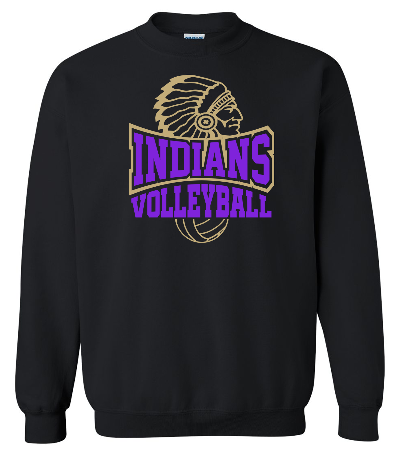 EC Middle Volleyball Crewneck Sweatshirt