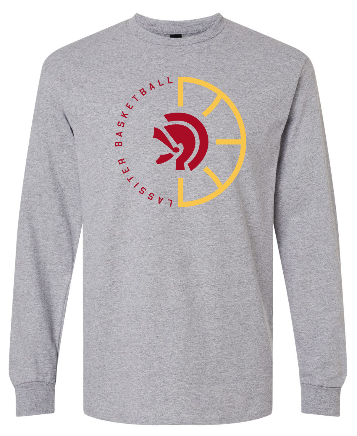 Lassiter Basketball Long Sleeve Cotton T-shirts