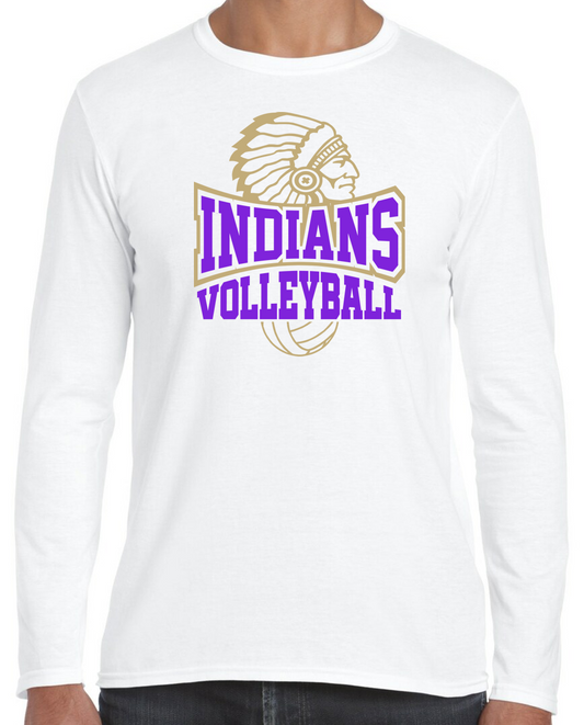 EC Middle Volleyball Long Sleeve Cotton T-shirts