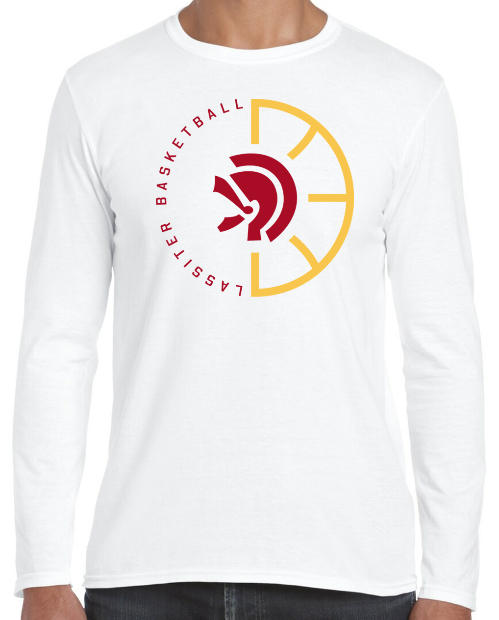 Lassiter Basketball Long Sleeve Cotton T-shirts