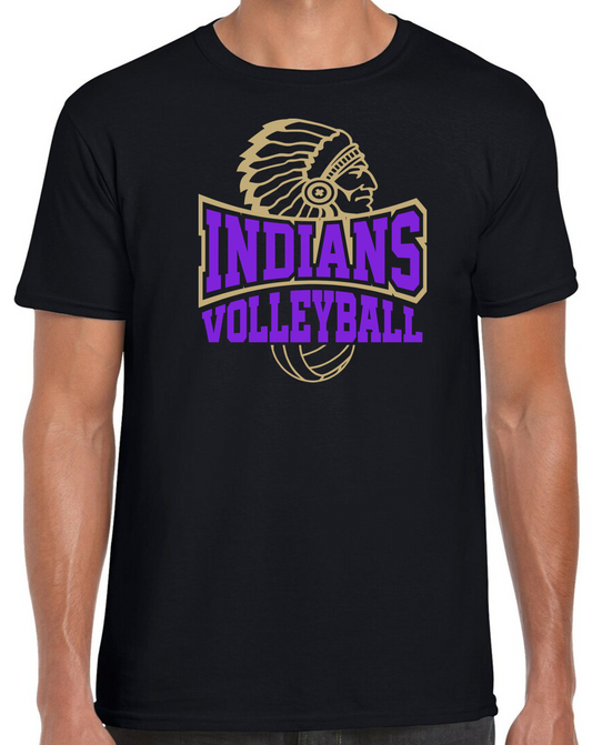 EC Middle Volleyball Short Sleeve Cotton T-Shirt