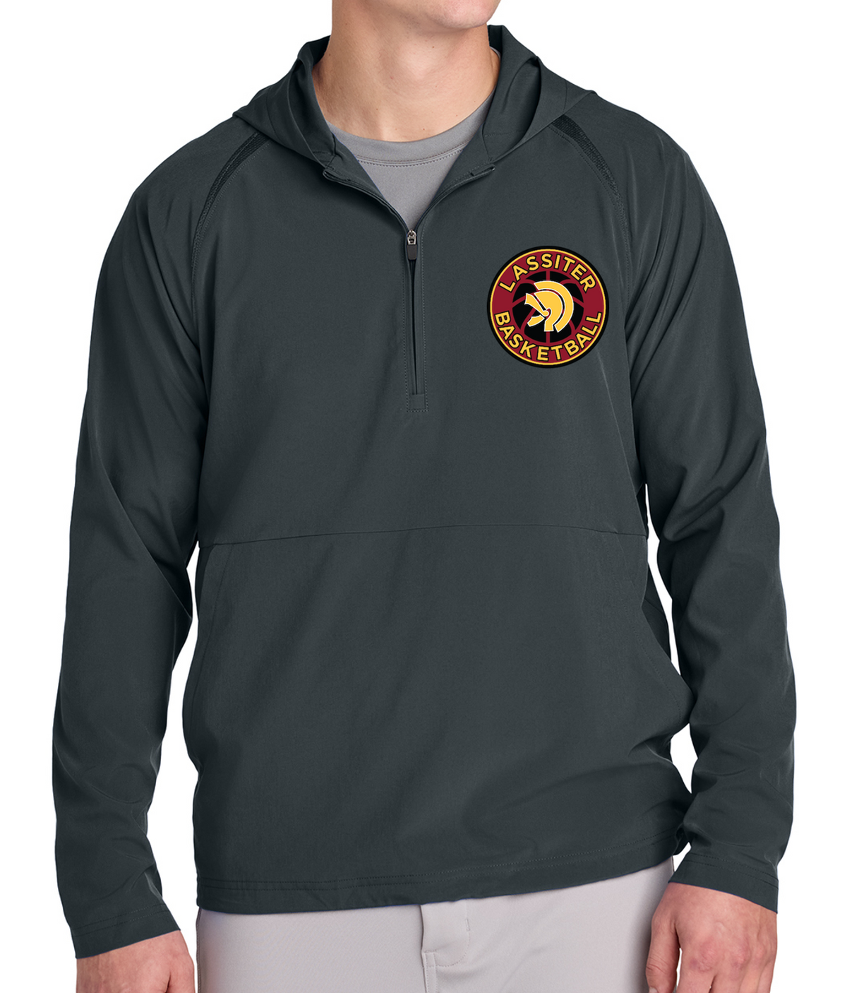Lassiter Basketball 1/2 Zip Hooded Jacket