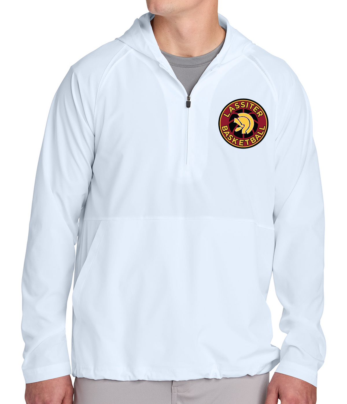 Lassiter Basketball 1/2 Zip Hooded Jacket
