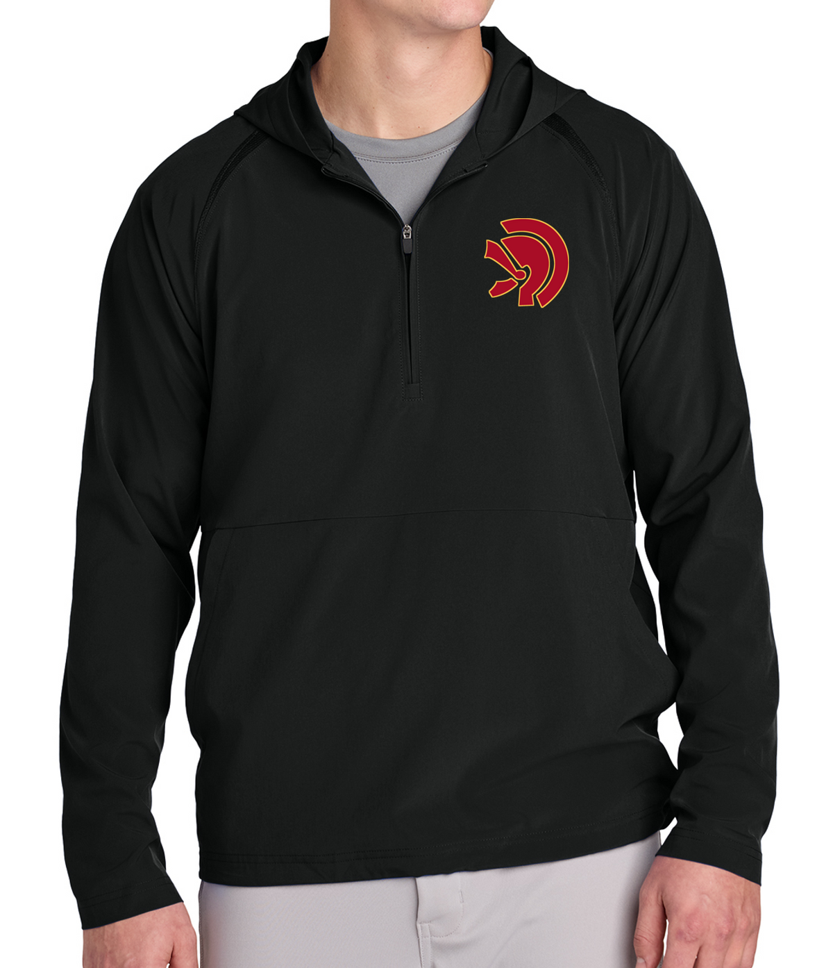 Lassiter Basketball 1/2 Zip Hooded Jacket
