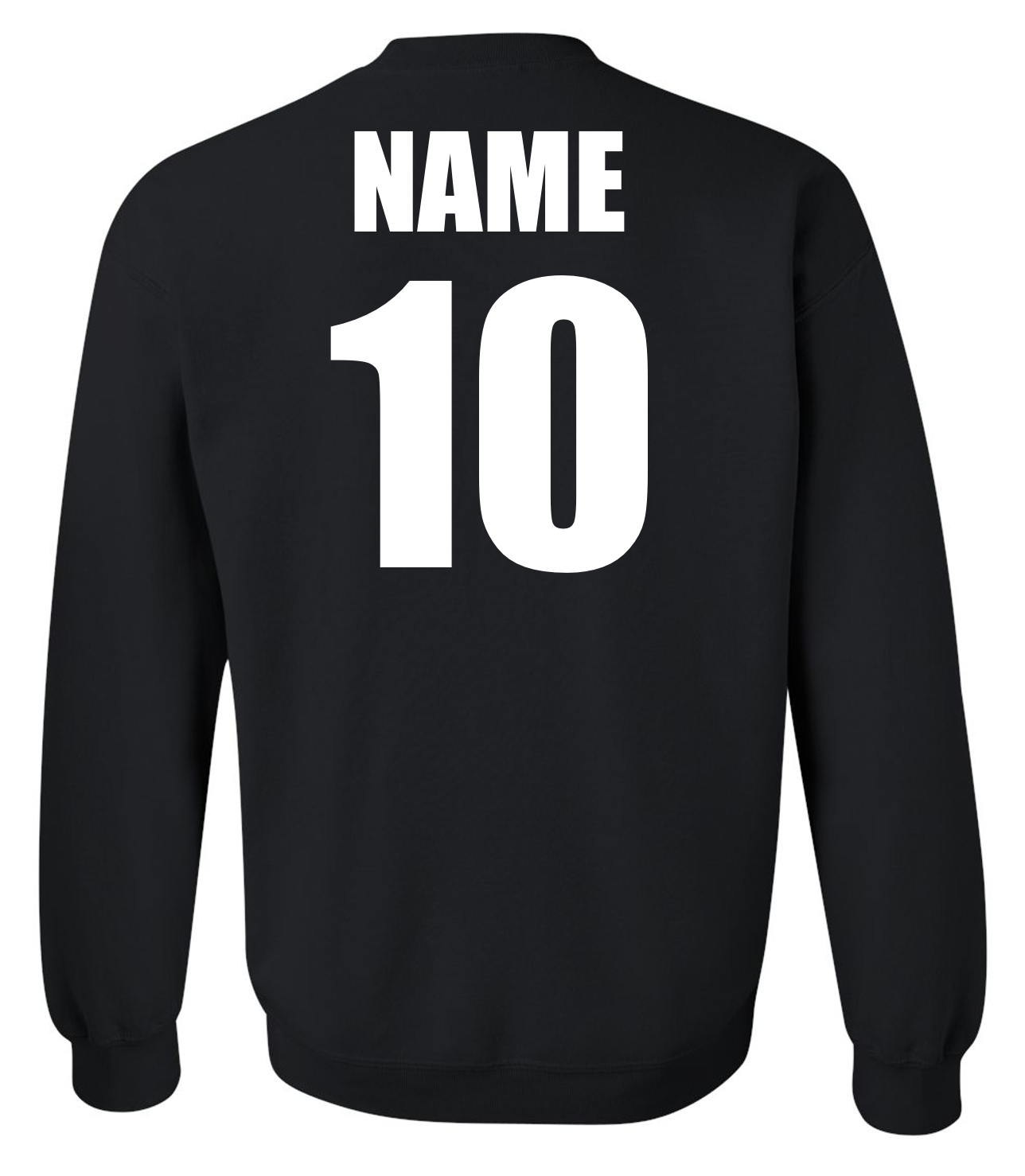 Lady Dawgs Softball Heart Black Crewneck Sweatshirt w/ Personalization