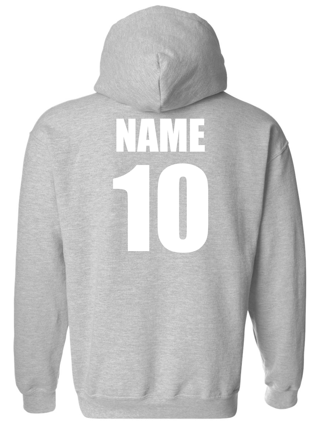 Lady Dawgs Softball Grey Cotton Hoodie Sweatshirt w/ Personalization