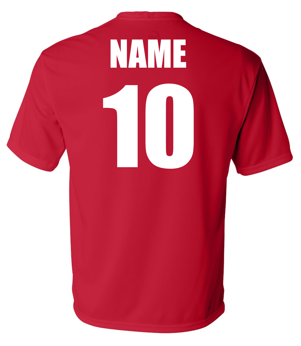 Lady Dawgs Softball Heart Red Short Sleeve Dri-fit T-shirt w/ Personalization