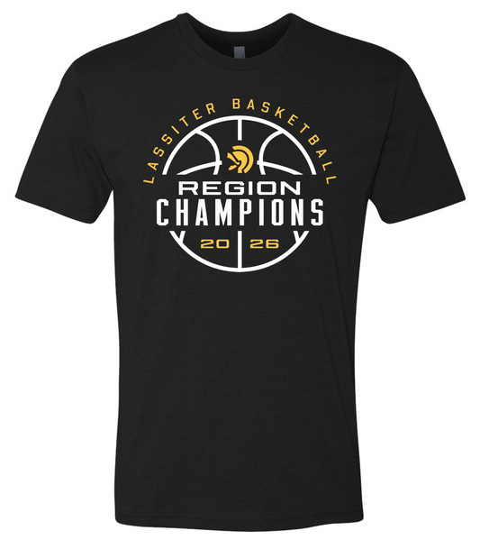 Lassiter Basketball REGION CHAMPIONS Next Level Short Sleeve Cotton T-Shirt