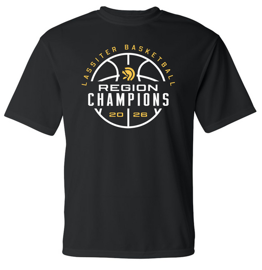 Lassiter Basketball REGION CHAMPIONS Short Sleeve Dri-Fit T-Shirt
