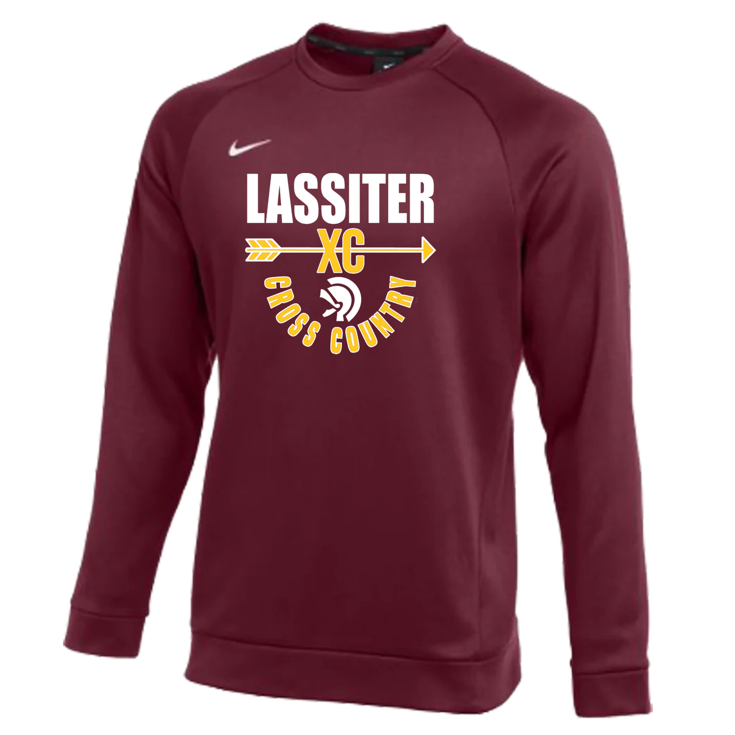 Lassiter Cross Country Nike Adult Crewneck Sweatshirt