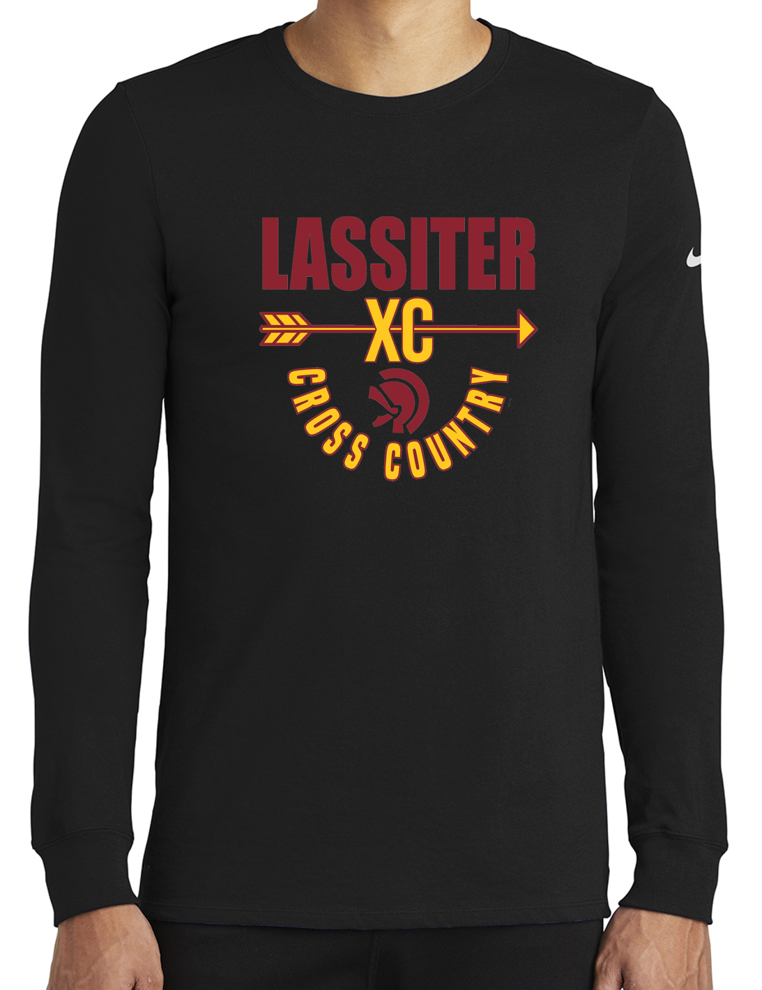 Lassiter Cross Country Nike Long Sleeve Dri-Fit T-Shirt