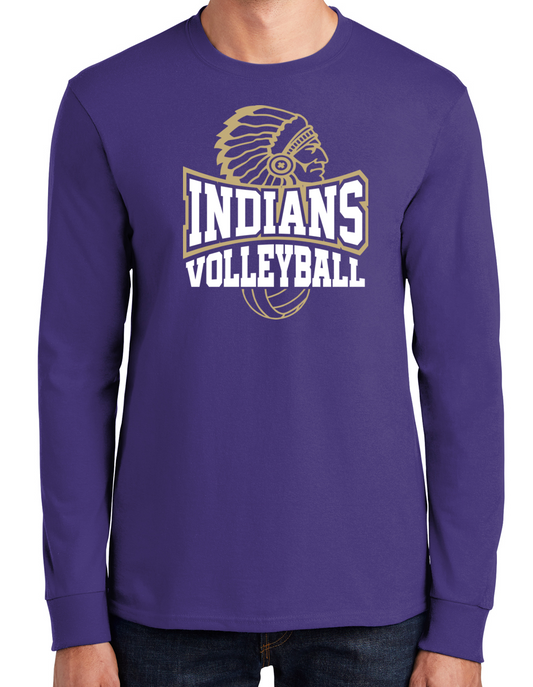 EC Middle Volleyball Long Sleeve Cotton T-shirts