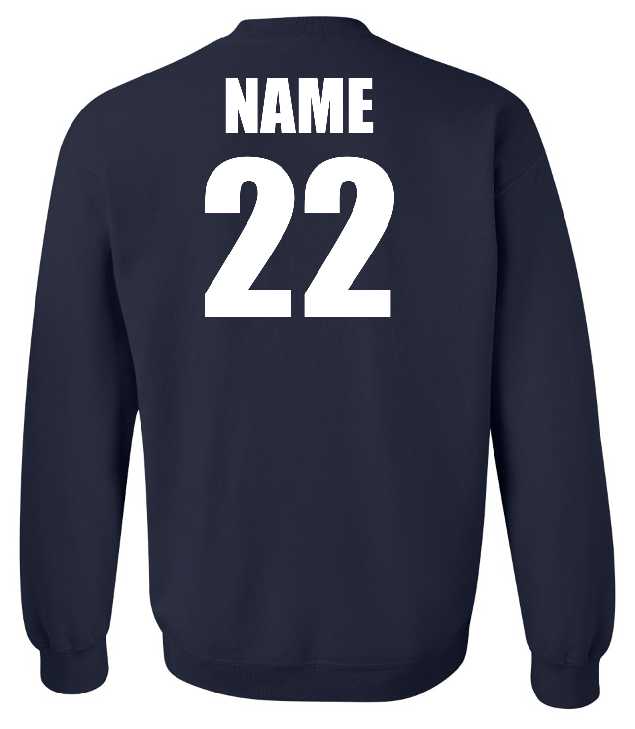 Aces Baseball Diamond Navy Crewneck Sweatshirt w/ Personalization