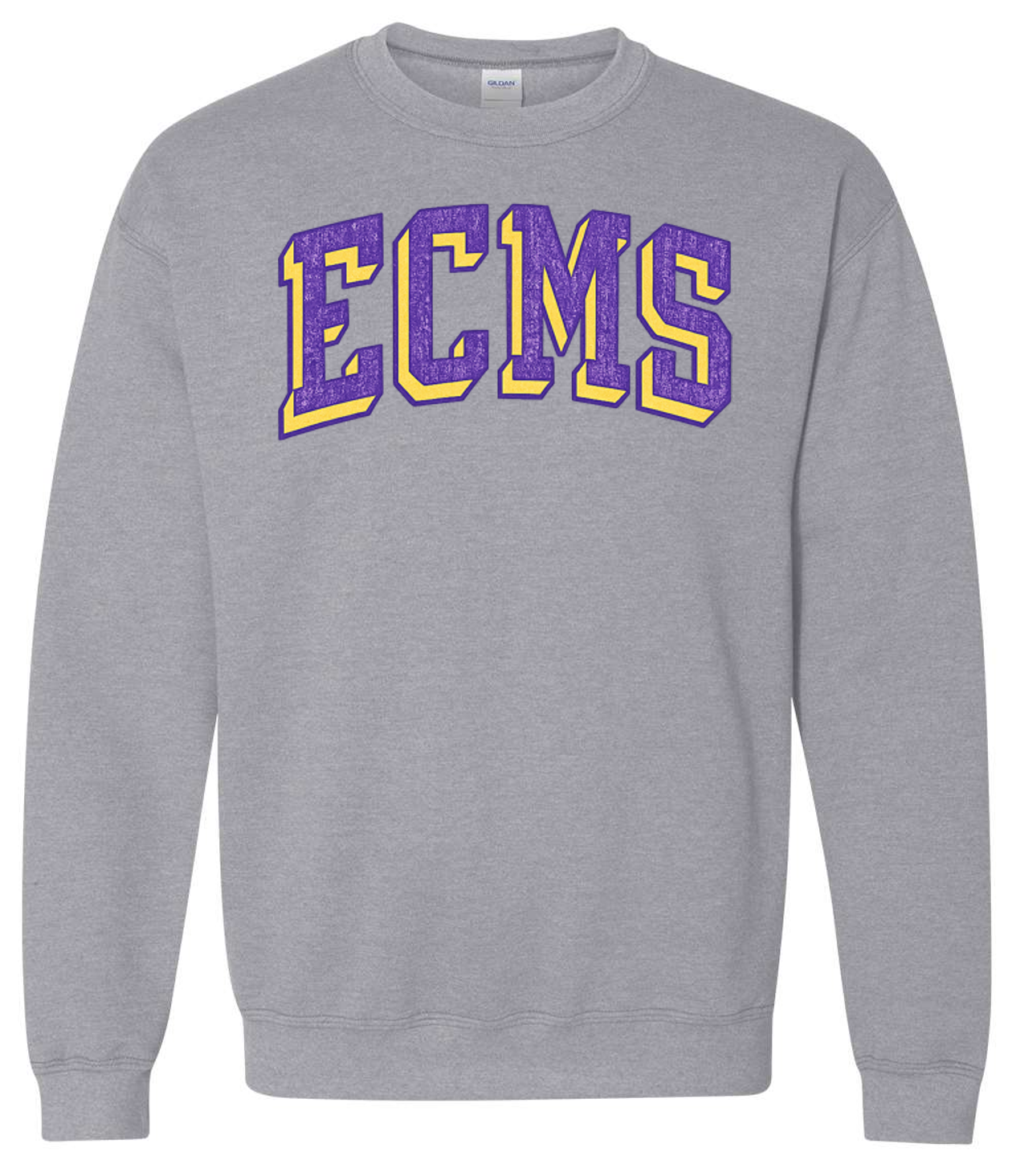 EC Middle Arch Distressed Crewneck Sweatshirt