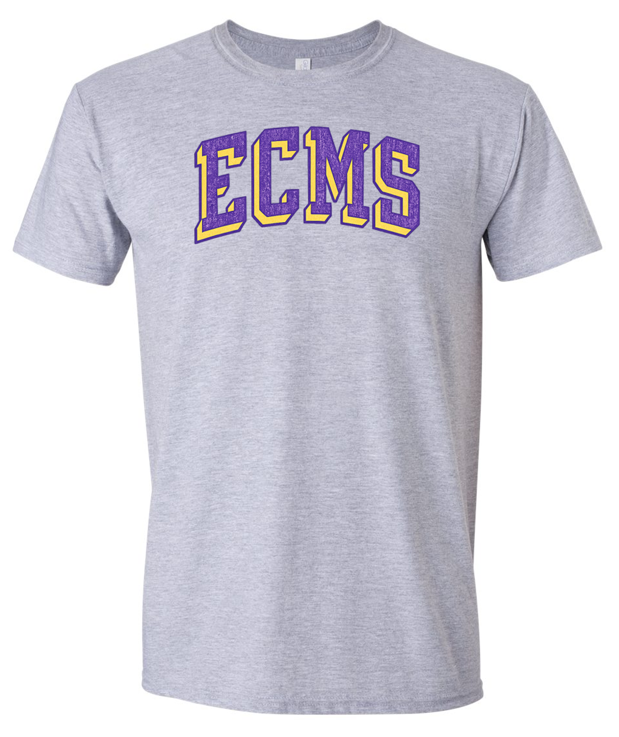 EC Middle Arch Distressed Short Sleeve T-Shirt