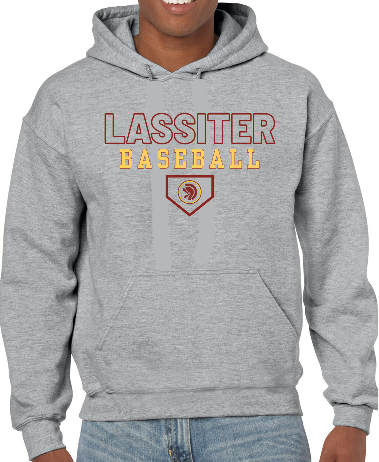 Lassiter Baseball Diamond Cotton Hoodie Sweatshirt