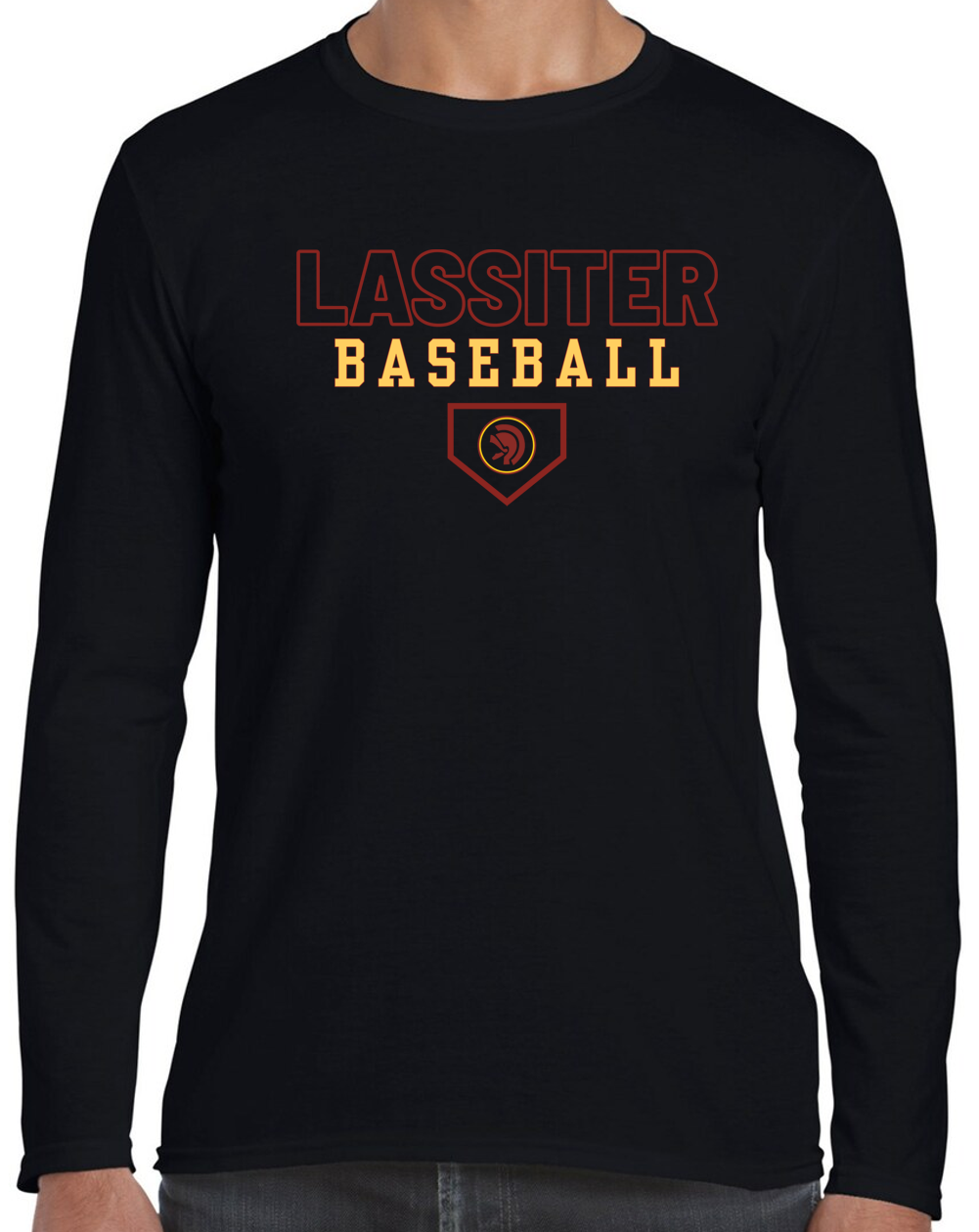 Lassiter Baseball Diamond Long Sleeve Cotton T-shirts