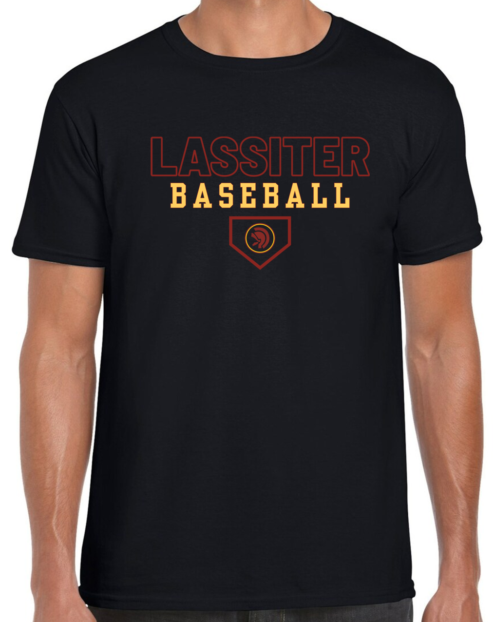 Lassiter Baseball Diamond Sleeve Cotton T-Shirt
